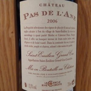 Chateau Pas de l Ane 2006 3