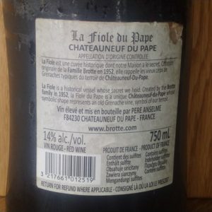 La Fiole Chateuneuf Du Pape 3